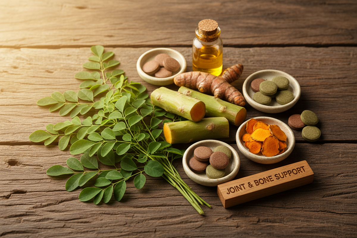 Top 5 Ayurvedic Herbs for Joint Pain & Bone Health (Backed by Ancient Wisdom)