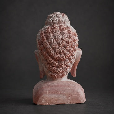 Pink Stone Buddha - Konark Carving